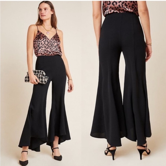 Anthropologie Tulip Zinnia Flare Pants Trousers - Picture 1 of 5